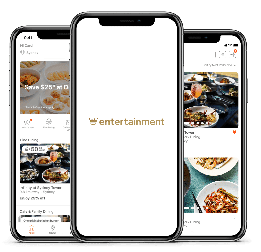The Entertainment Book app