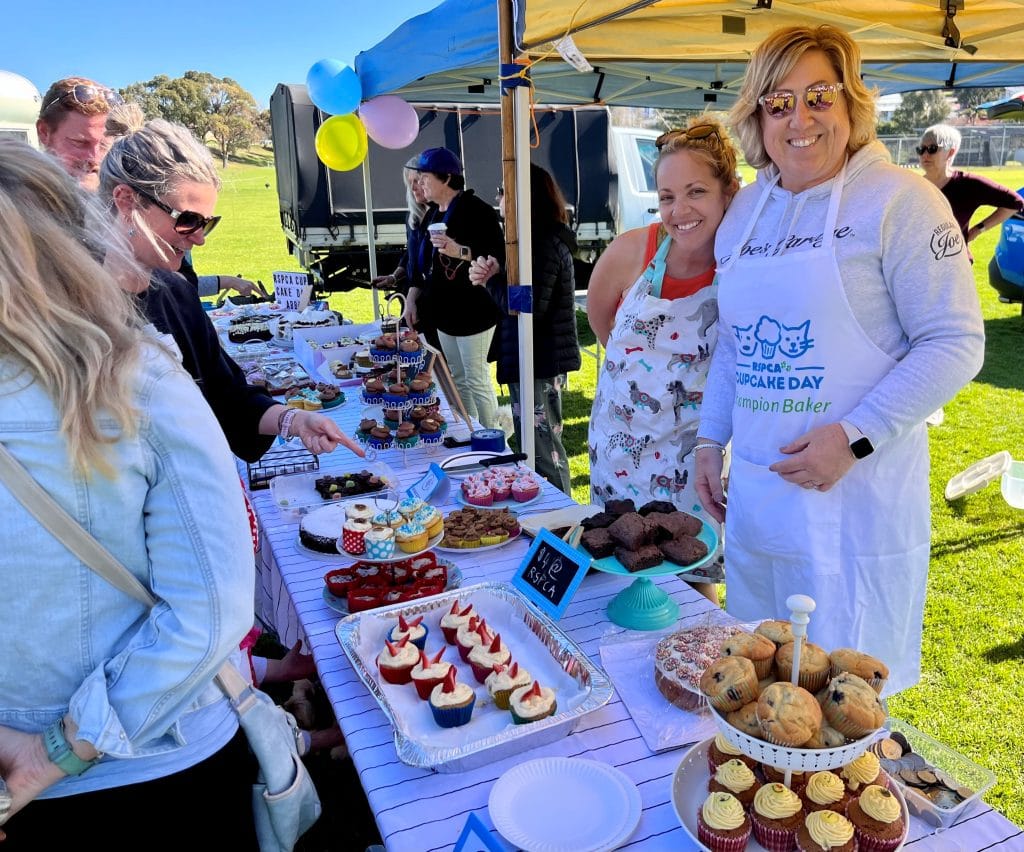 RSPCA WA Cupcake Day stall 2024