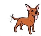 Happy dog animation